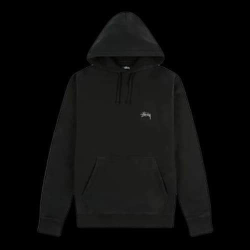 Stussy Stock Logo Small logo Fleece Lined Black