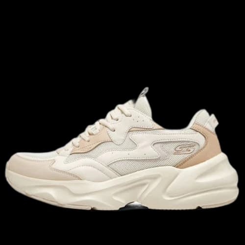 Skechers D'lites 1.0 Sneakers 'White Khaki'