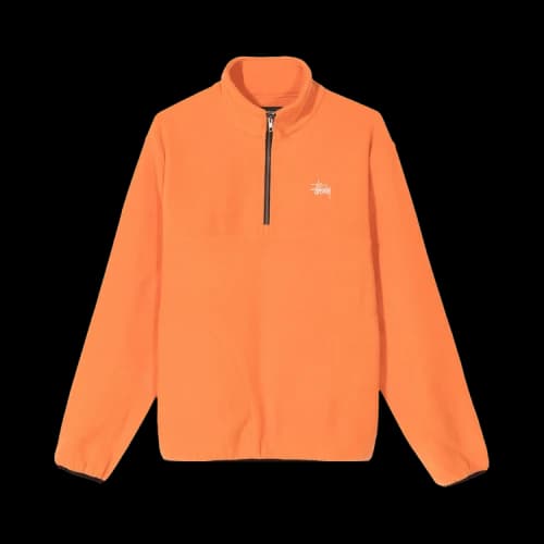 Stussy Basic Polar Fleece Mock 'Orange'