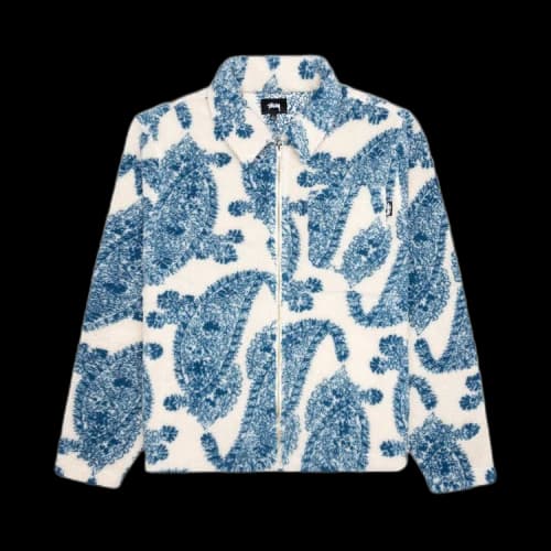 Stussy Big Paisley Full Zip Sherpa 'Natural'