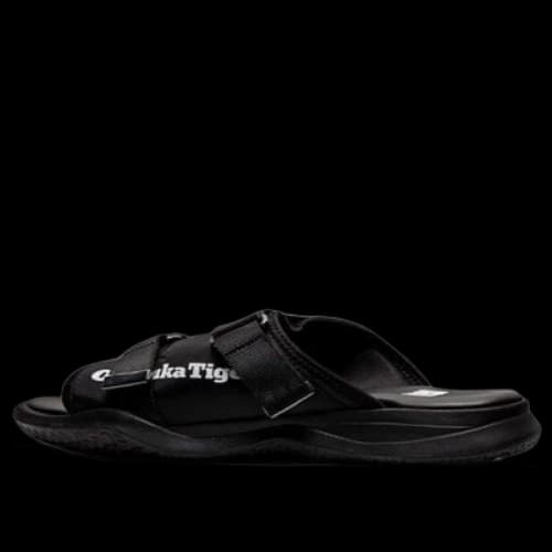 Onitsuka Tiger Ohbori Slider Stylish Sports Black Sandals