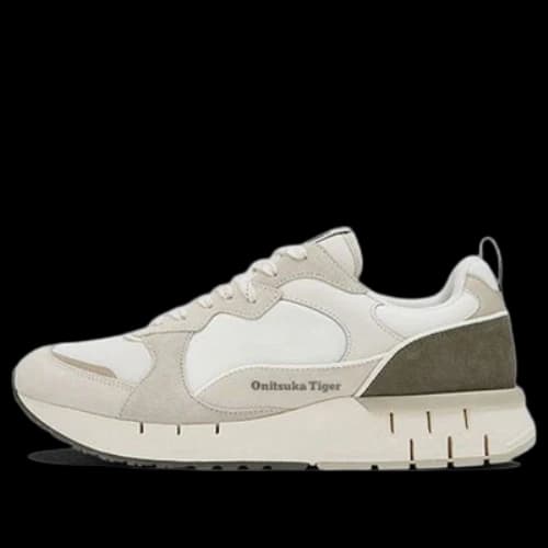Onitsuka Tiger Bravon Shoes 'White Beige Green'