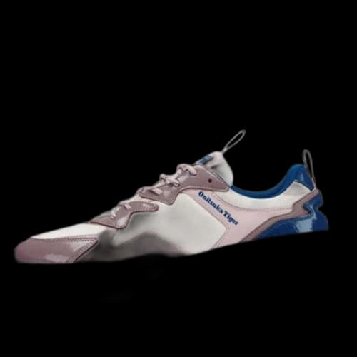 Onitsuka Tiger Pleaker Shoes 'Cream White Pink Blue'