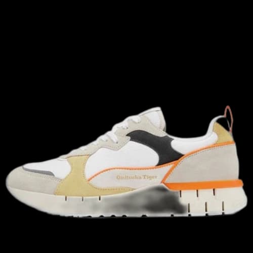 Onitsuka Tiger Bravon Shoes 'Beige White Yellow Black'