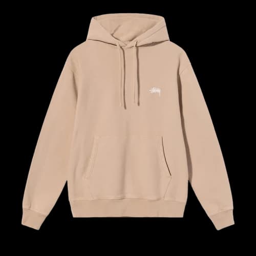Stussy Stock Logo Hood 'Beige'