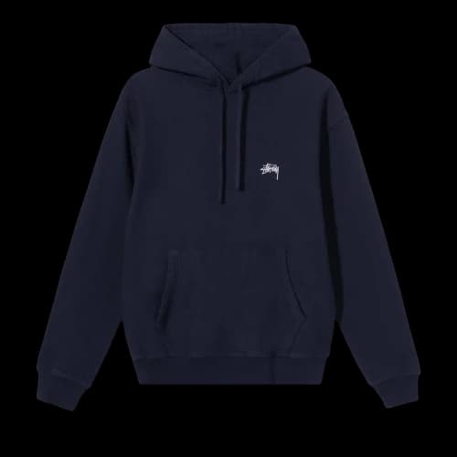 Stussy Stock Logo Hood 'Navy'