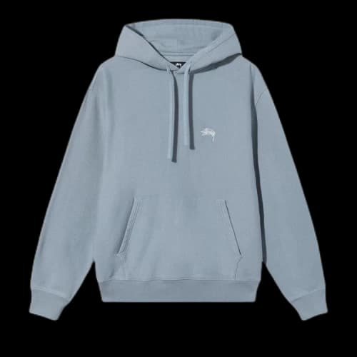 Stussy Stock Logo Hood 'Slate'