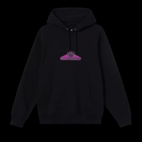 Stussy Crowned Applique Hoodie 'Black'