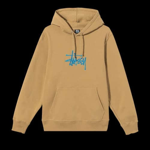 Stussy Basic Applique Hood 'Khaki'