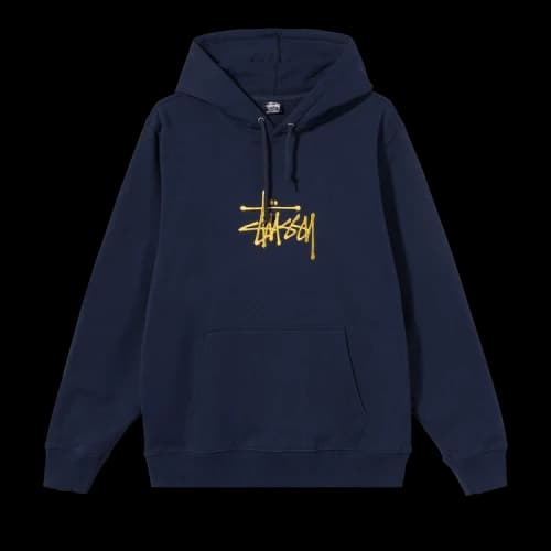 Stussy Basic Applique Hood 'Navy'