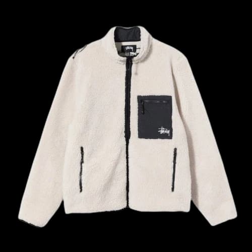 Stussy Venus Jacquard Sherpa Jacket 'Neutrals'