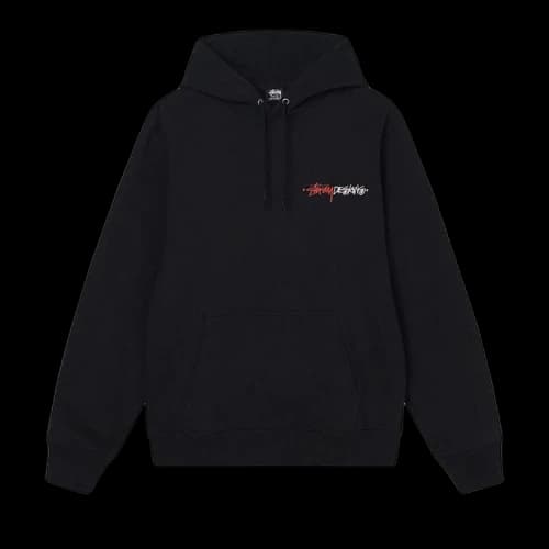 Stussy Positive Vibrations Appliqué Hood 'Black'