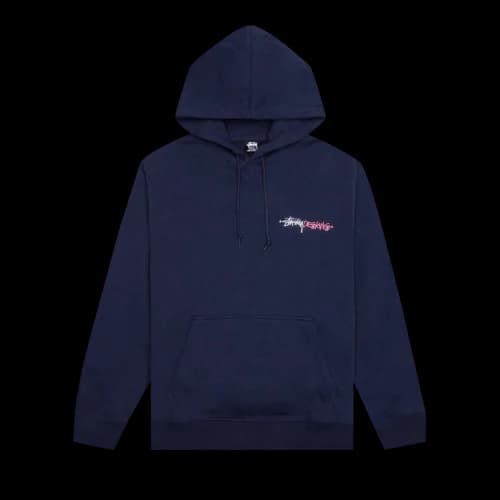 Stussy Positive Vibration Appliqué Hoodie 'Blue'