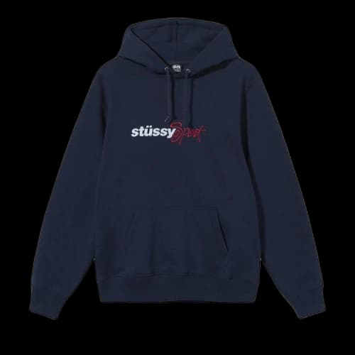 Stussy Sport Applique Hoodie 'Navy'