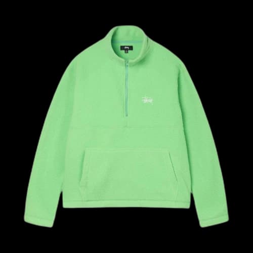 Stussy Half Zip Mock Neck 'Melon'