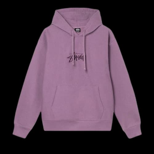 Stussy Stock Appliqué Hoodie 'Orchid'