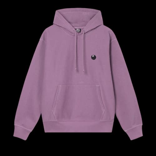 Stussy 8 Ball Embroidered Hoodie 'Orchid'
