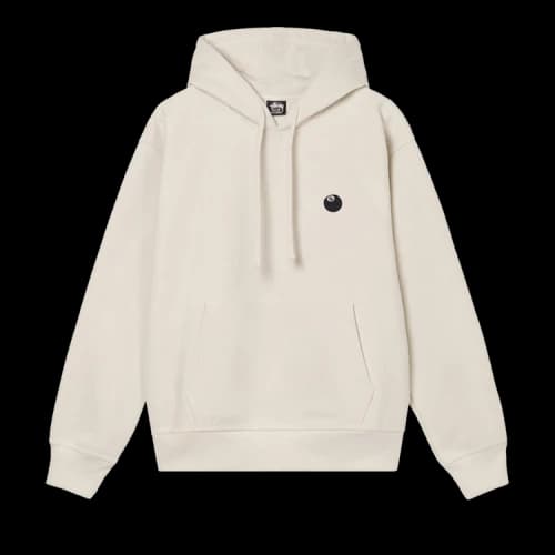 Stussy 8 Ball Embroidered Hoodie 'Putty'