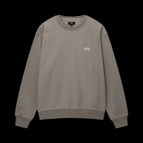 Stussy Overdyed Stock Logo Crew 'Sand'