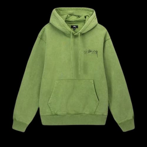 Stussy Dyed Stüssy Designs Hoodie 'Green'