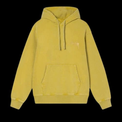 Stussy Dyed Stussy Designs Hoodie Yellow