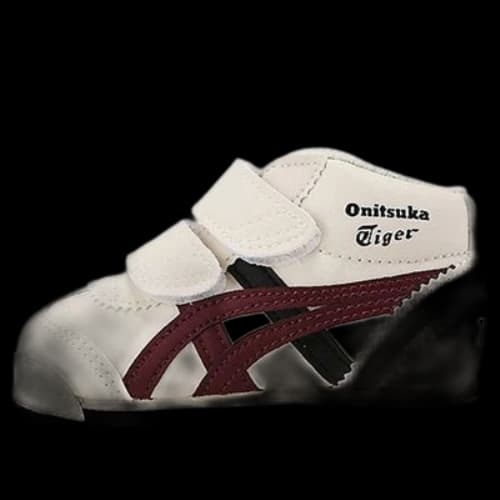 (TD) Onitsuka Tiger Mexico Mid Runner 'Oatmeal Burgundy Black'