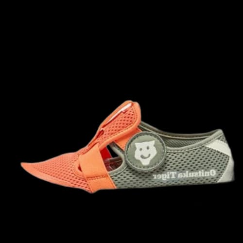 (GS) Onitsuka Tiger Mexico 66 Sandals 'Mikan Orange Green'