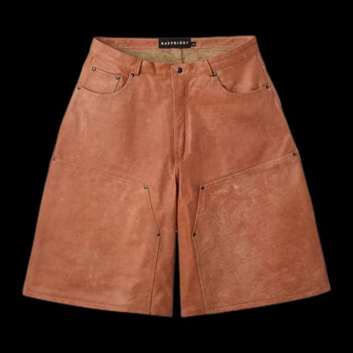GV Gallery Mojave Leather Shorts 'Orange'