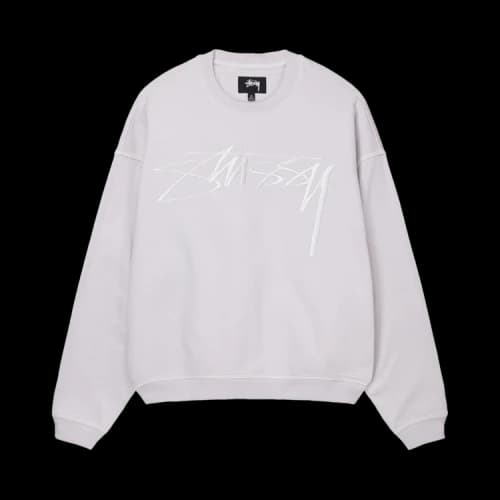 Stussy Relaxed Smoothstock Crew 'White'