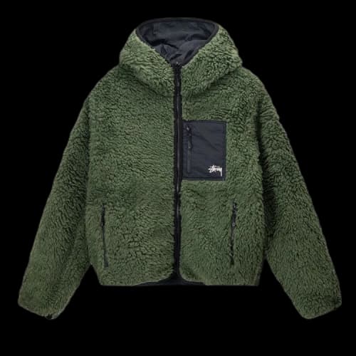 Stussy Sherpa Jacket 'Olive'