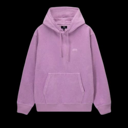 Stussy Inside Out Fleece Hoodie Pink