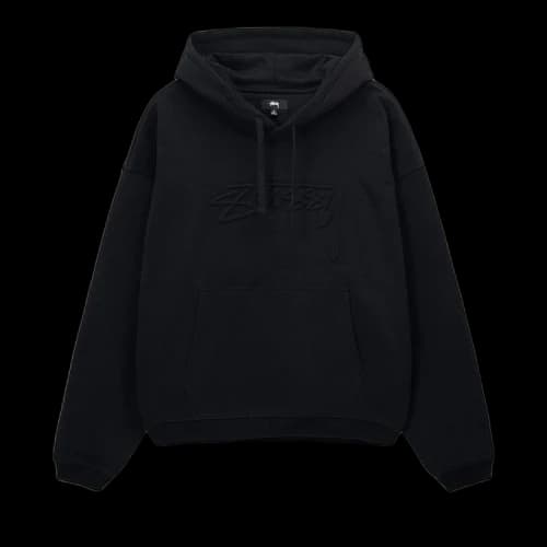 Stussy Relaxed Oversized Hoodie 'Black'