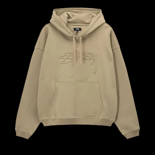Stussy Relaxed Oversized Hoodie 'Khaki'