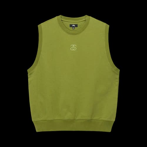 Stussy Ss-Link Fleece Vest 'Green'
