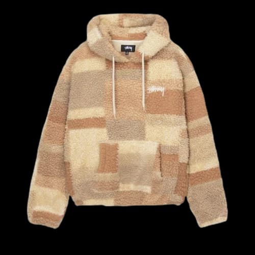 Stussy Bronson Sherpa Hoodie Khaki