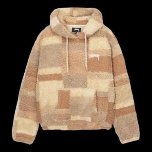 Stussy Bronson Sherpa Hoodie 'Tan'