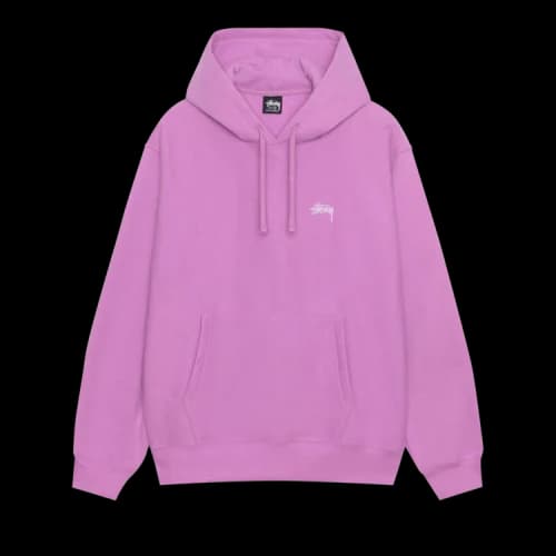 Stussy Stock Logo Hoodie 'Violet'