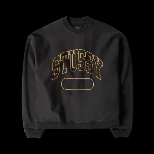 Stussy Varsity Oversized Sweatshirt 'Black'