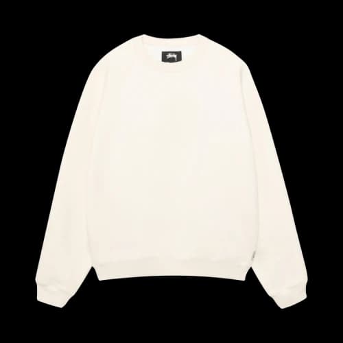 Stussy Fleece Raglan Crew 'Natural'