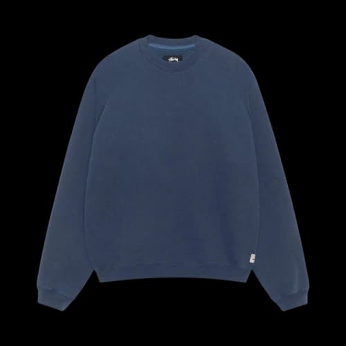 Stussy Fleece Raglan Crew Navy