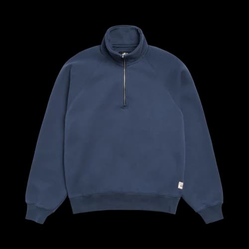 Stussy Relaxed Half Zip Navy