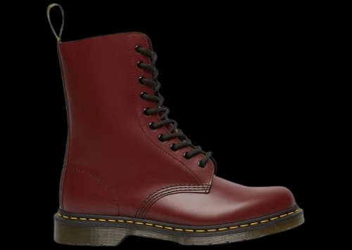 Dr. Martens 1490 Mid Calf Boot Cherry Red