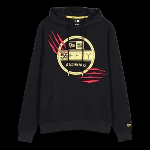 New Era Bruce Lee Small Dragon Loose Pullover Unisex Black