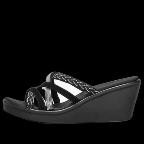 Skechers Skecher Rumble On Dreamy Days Sandal Black (Women's)