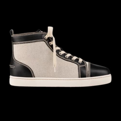Christian Louboutin Louis Flat 'Black Beige'
