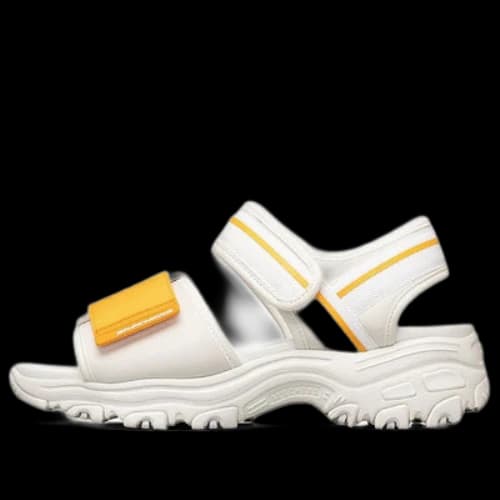 Skechers D'Lites 1.0 'White Yellow' (Women's)