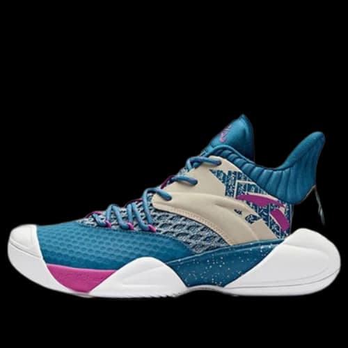ANTA Basketball Series Sneakers Mid 'Blue Beige Purple'