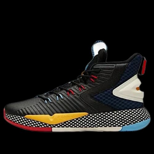 ANTA Basketball Series Sneakers High 'Black Yellow'