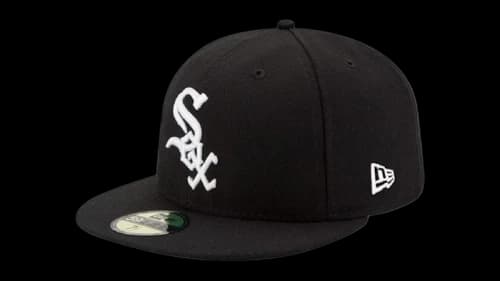 New Era MLB Chicago White Sox Wool 59Fifty Fitted Baseball Cap Black/White