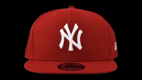 New Era New York Yankees Scarlet Red 9Fifty Adjustable Snapback 950 Cap Red
